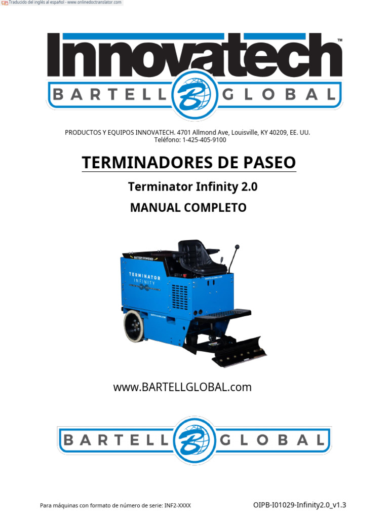 Terminator-Infinity-manual en Es | PDF | Cargador de batería | Conector ...