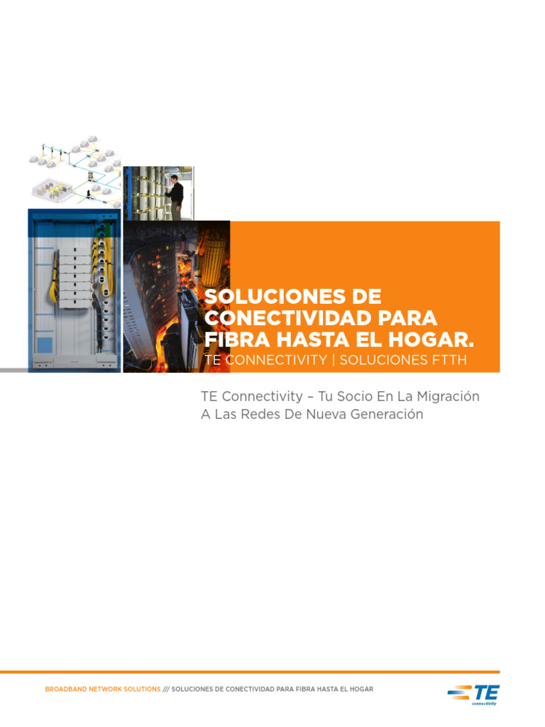 Soluciones Conectividad FTTH | PDF | Multiplexación por División de ...