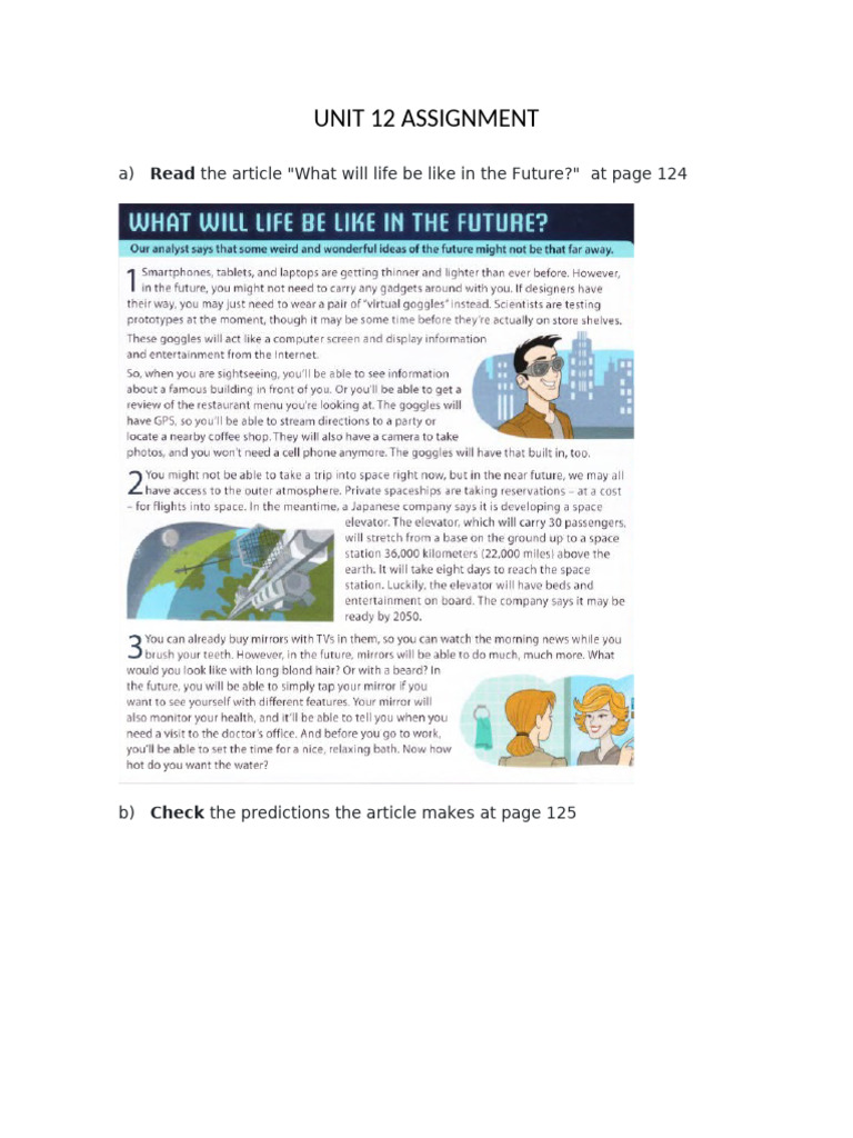 Unit 12 Assignment | PDF