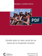 Estudio Sobre El Valor Social de Las Becas de La Fundación Carolina