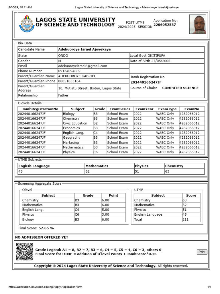 Israel Form (Lasustech) | PDF