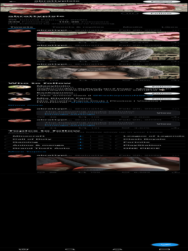 Abrattypixie (@abrattypixie2) Twitter | PDF