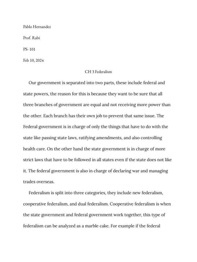 PS - 101 Notes 3 | PDF