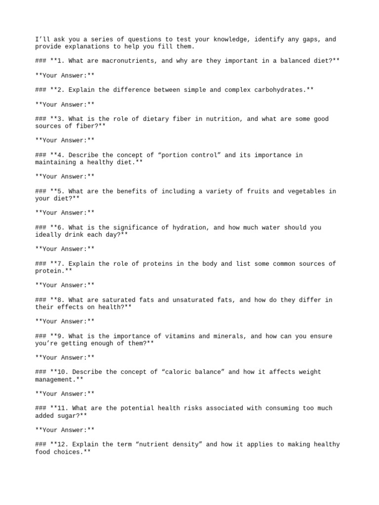 Healthy Eating Habits Pdf