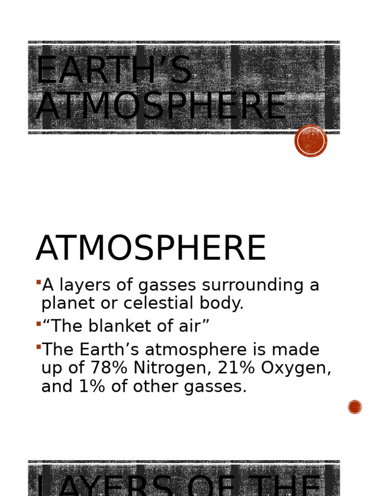 Layers of Earth's Atmosphere Explained | PDF