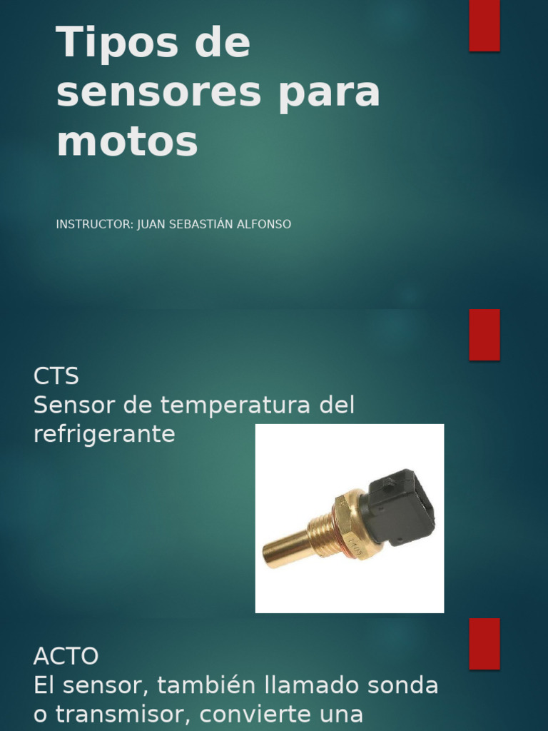 Tipos de Sensores para Motos | PDF