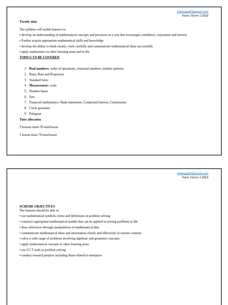 Form 3 | PDF