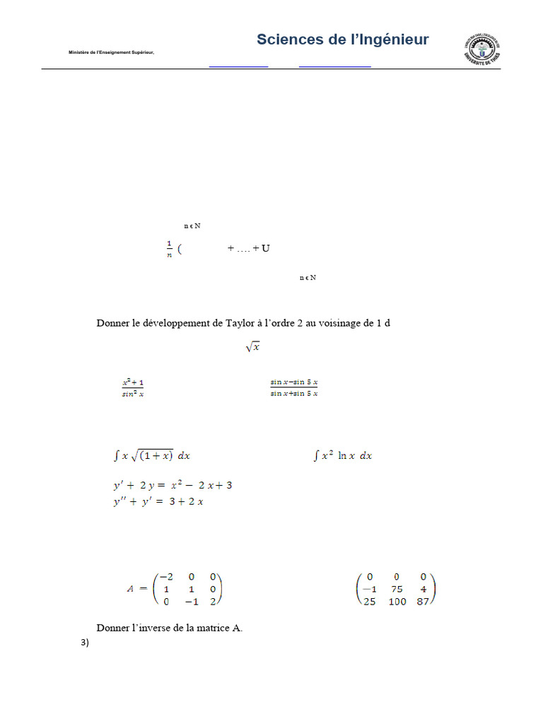 Maths 2011 | PDF