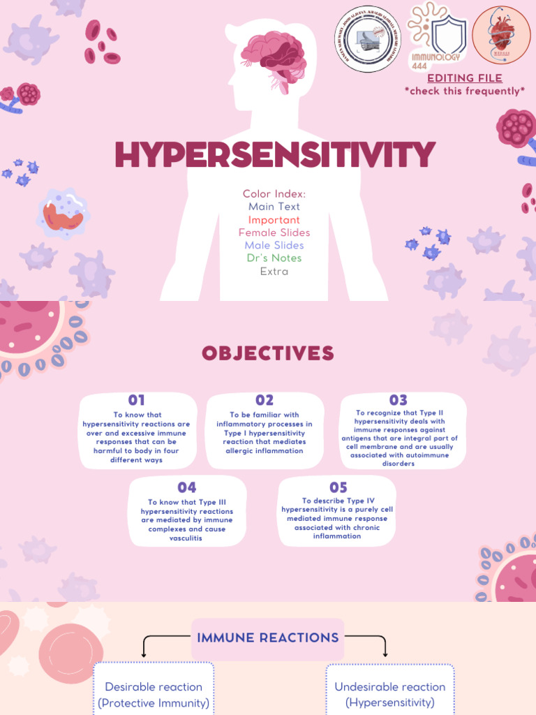 Understanding Hypersensitivity Types | PDF | Allergy | Immune System