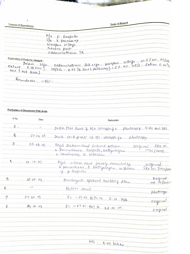31007010433, Boopathi | PDF