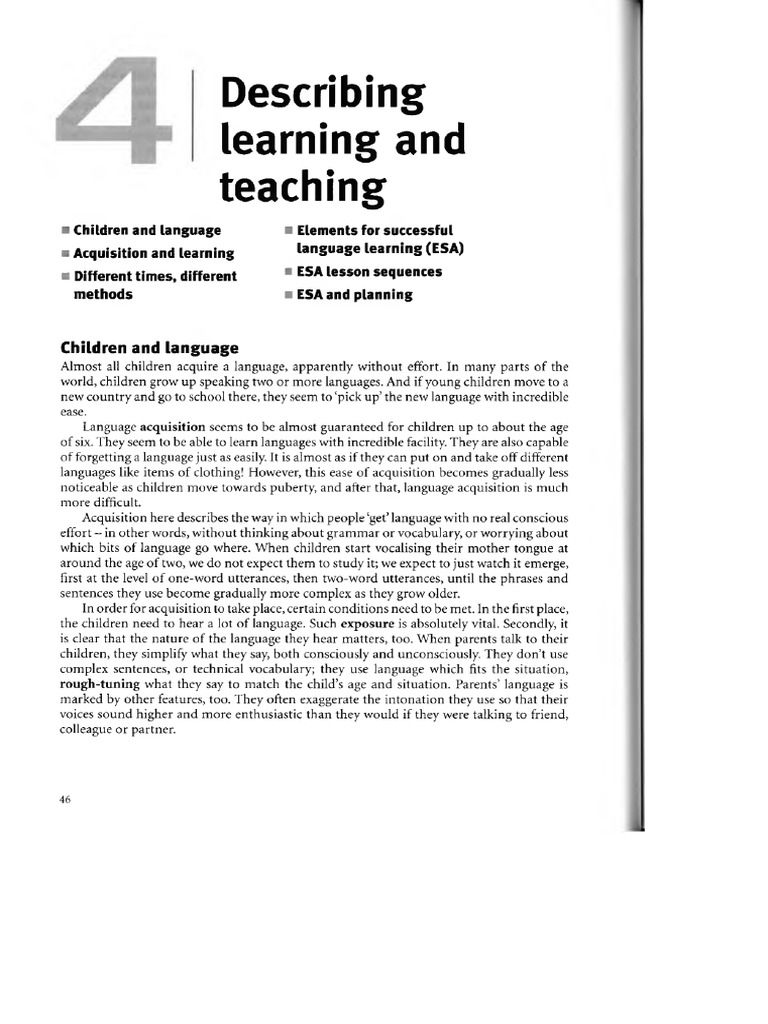 Describing learning and teching how to teach english harmer jeremy