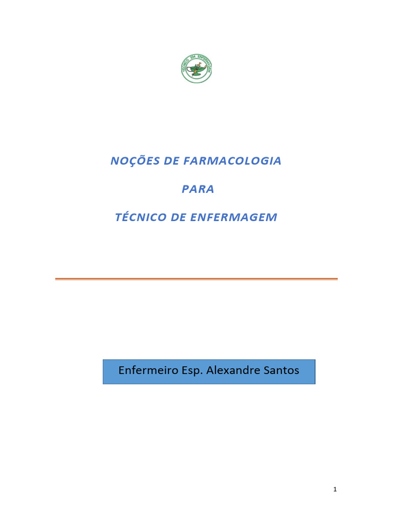 Noções de Farmaco | PDF