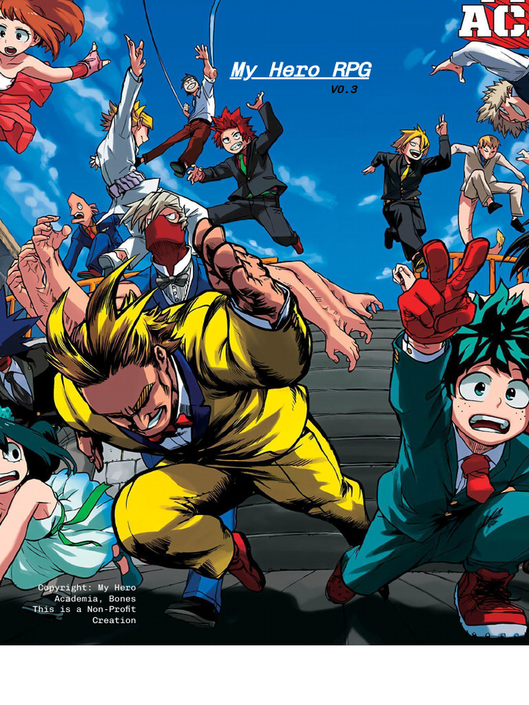 My Hero RPG v0.3 | PDF