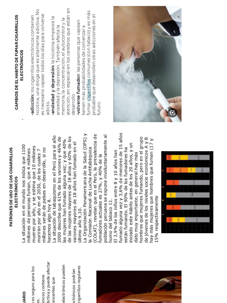 Riesgos de Vapear en Jóvenes | PDF | Cigarrillo electrónico ...