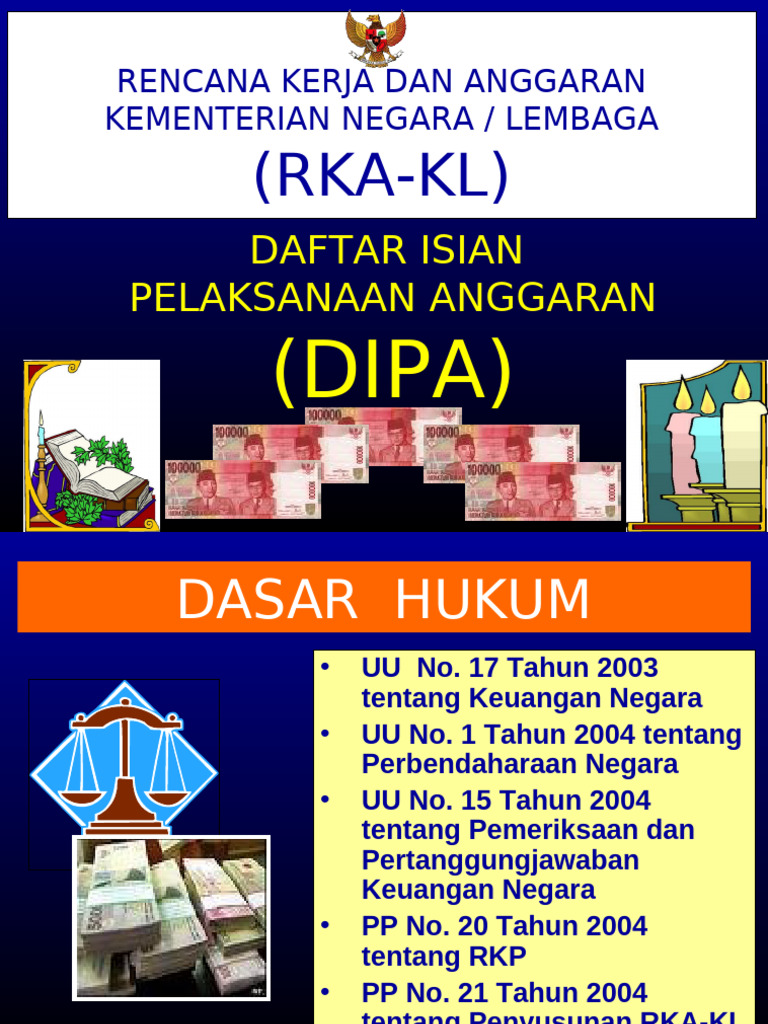 Penyusunan RKA-KL Kementerian/Lembaga | PDF