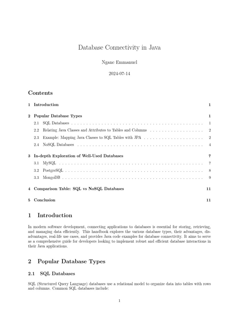 DBMS-Java | PDF
