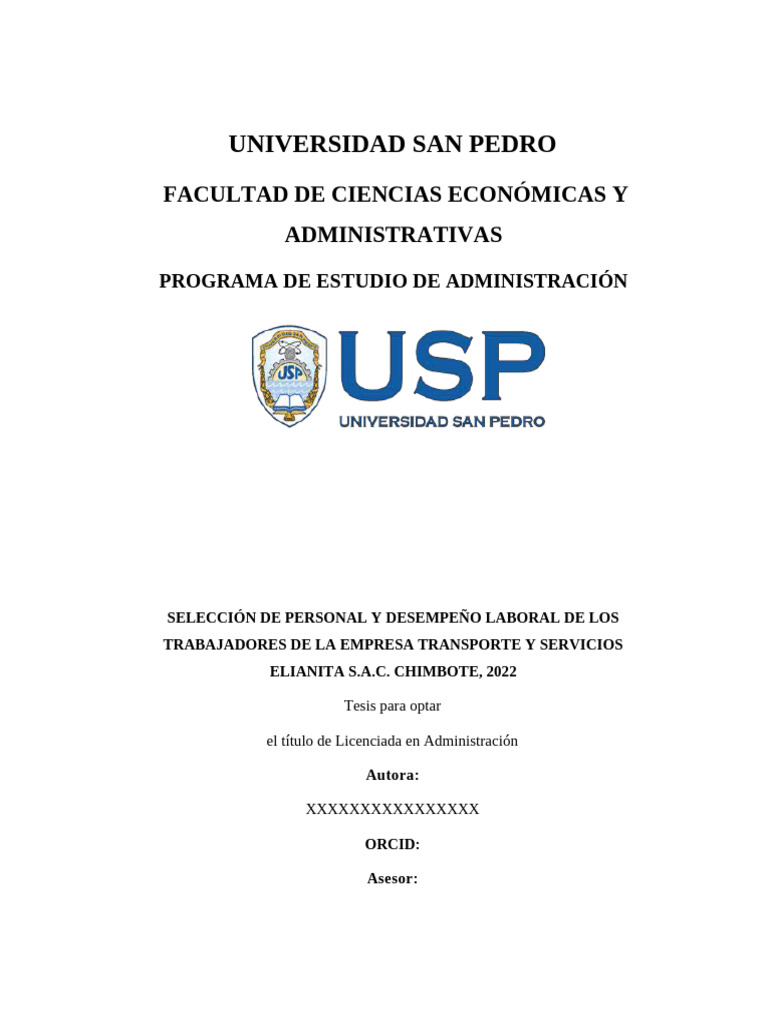 Modelo De Informe Final De Tesis 2024 Ok Pdf