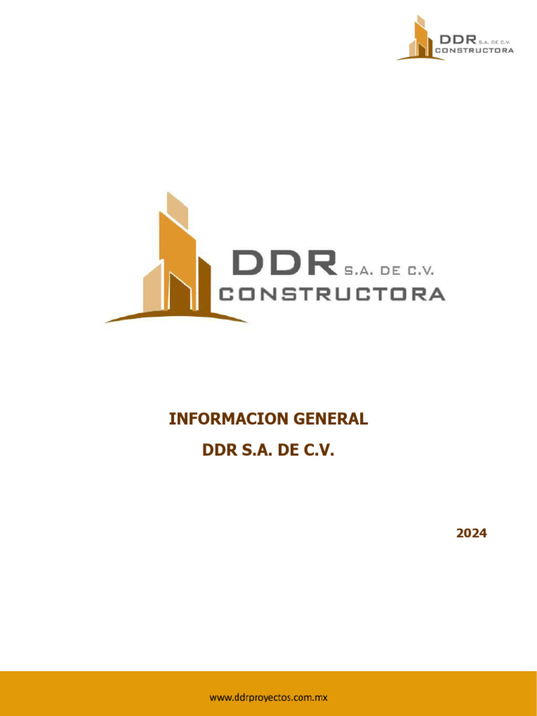 CV DDR Sa CV Español | PDF