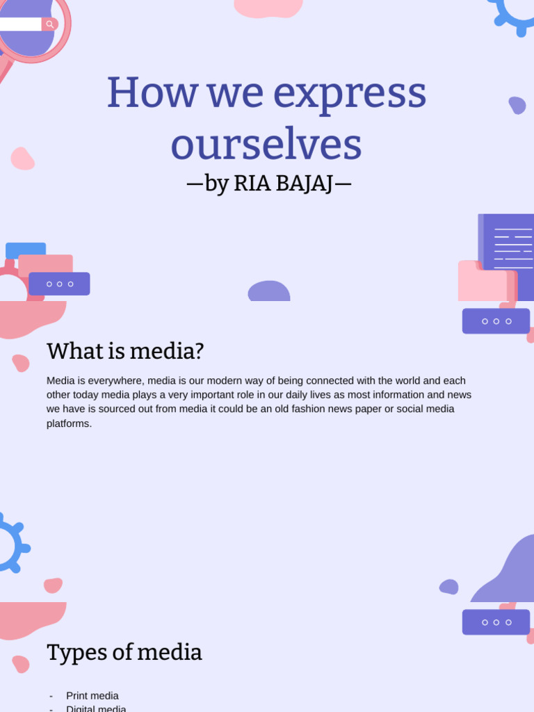 How we express ourselves | PDF