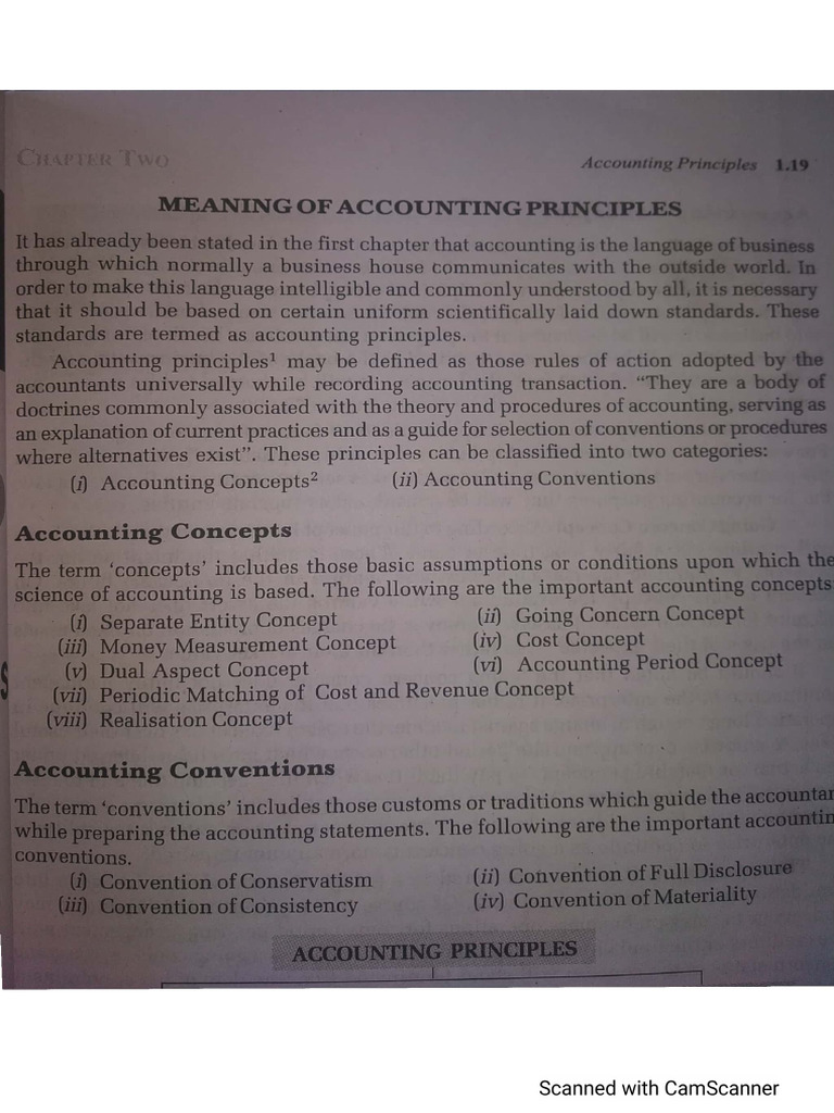 Accounting Concepts | PDF