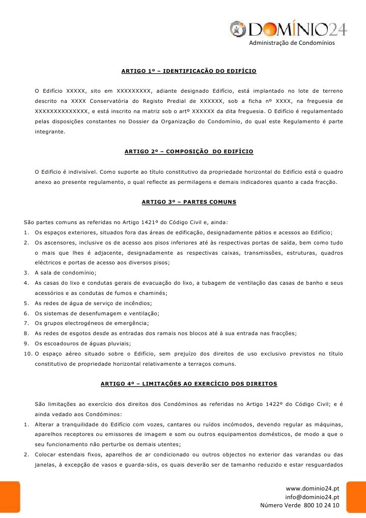 Exemplo Regulamento Do Condominio PDF Condomínio