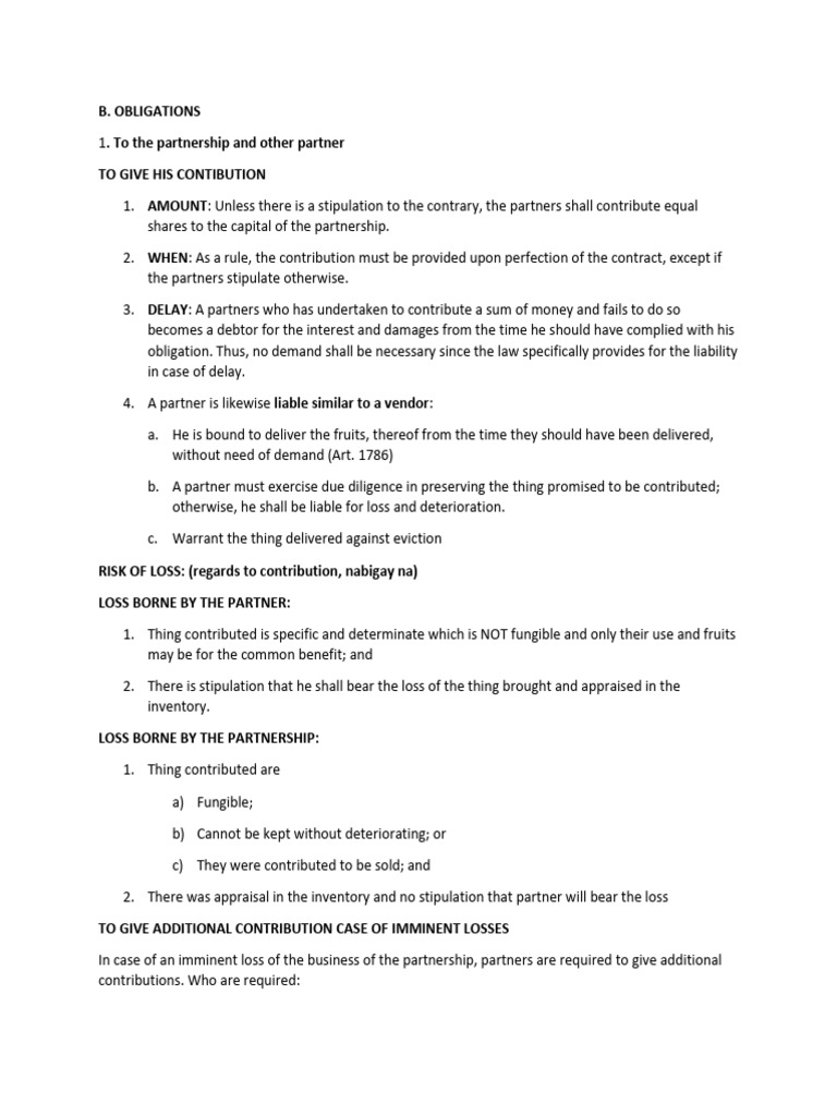 Partnership Continuation Pdf