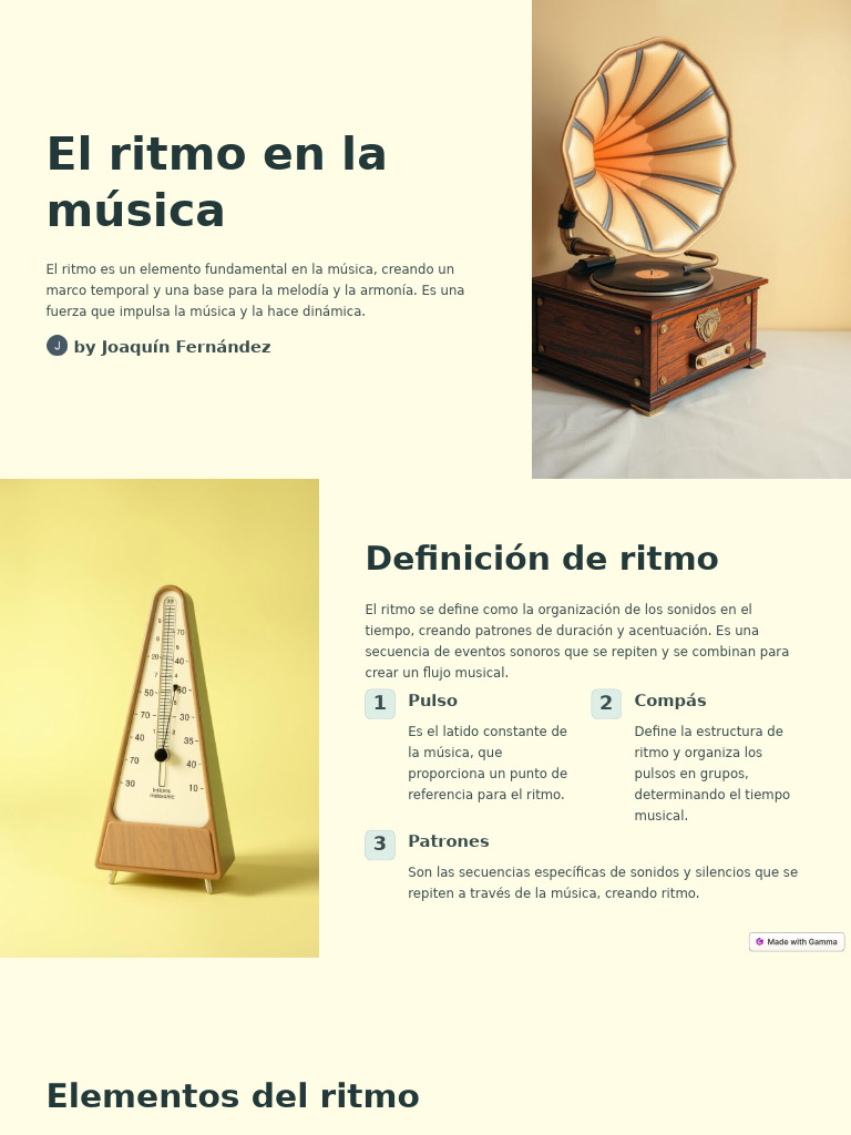 El Ritmo en La Musica | PDF