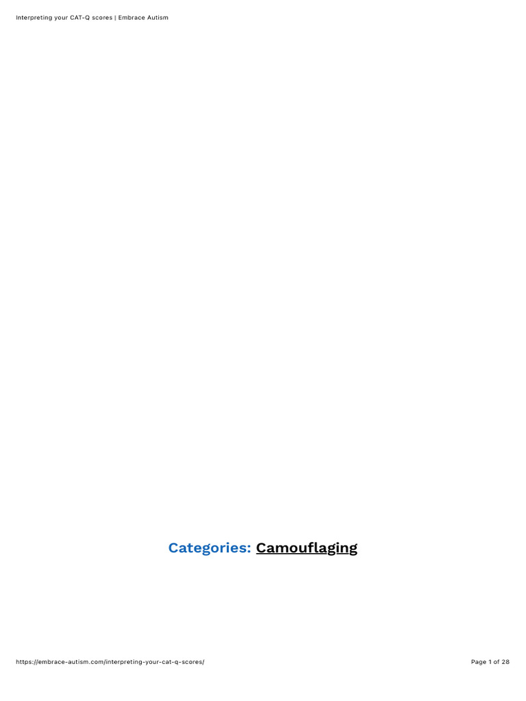 Embrace Autism Scores