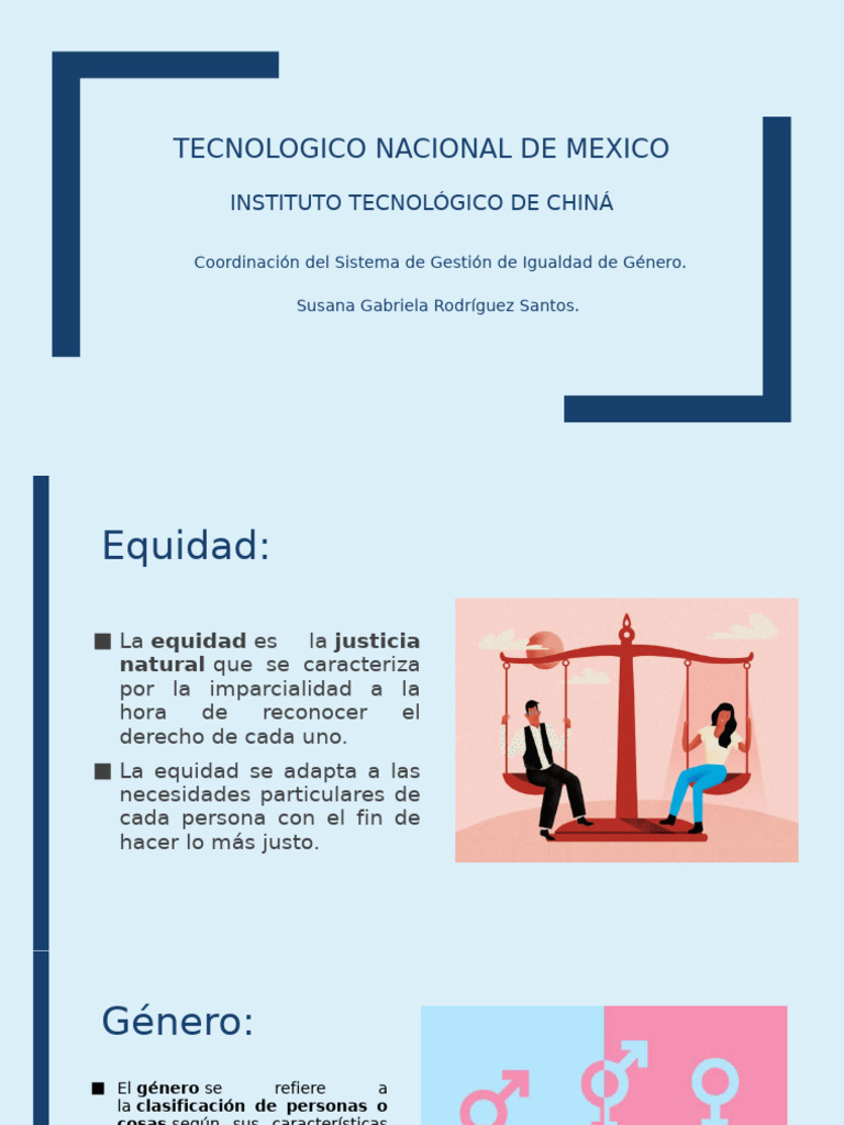 Presentación Equidad de Género | PDF