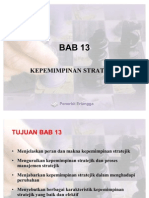 BAB 13 Kepemimpinan Strategic