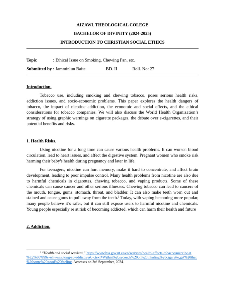 Christian Social Ethics Pdf