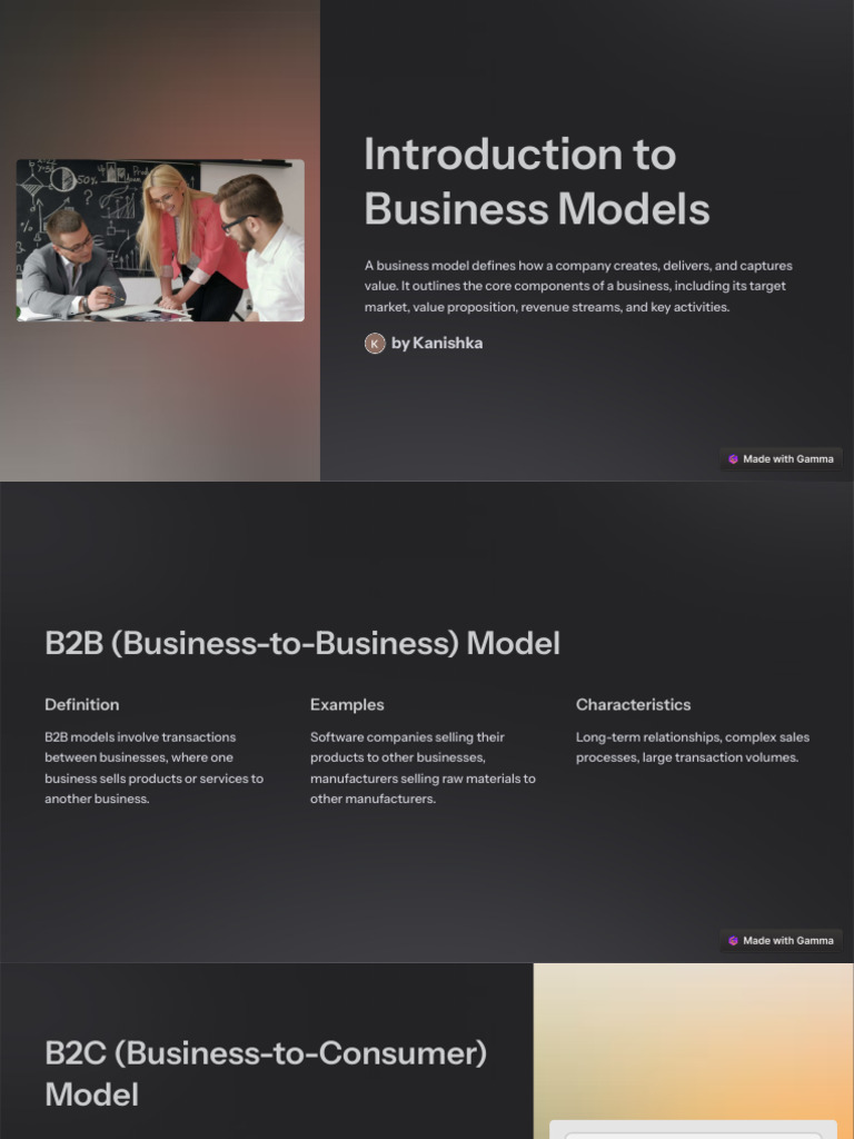 Introduction-to-Business-Models 123 | PDF