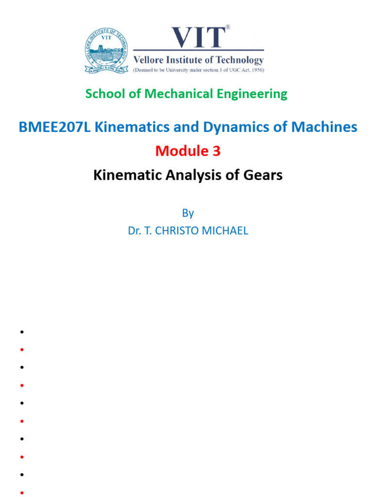 Module 3 - Gear | PDF