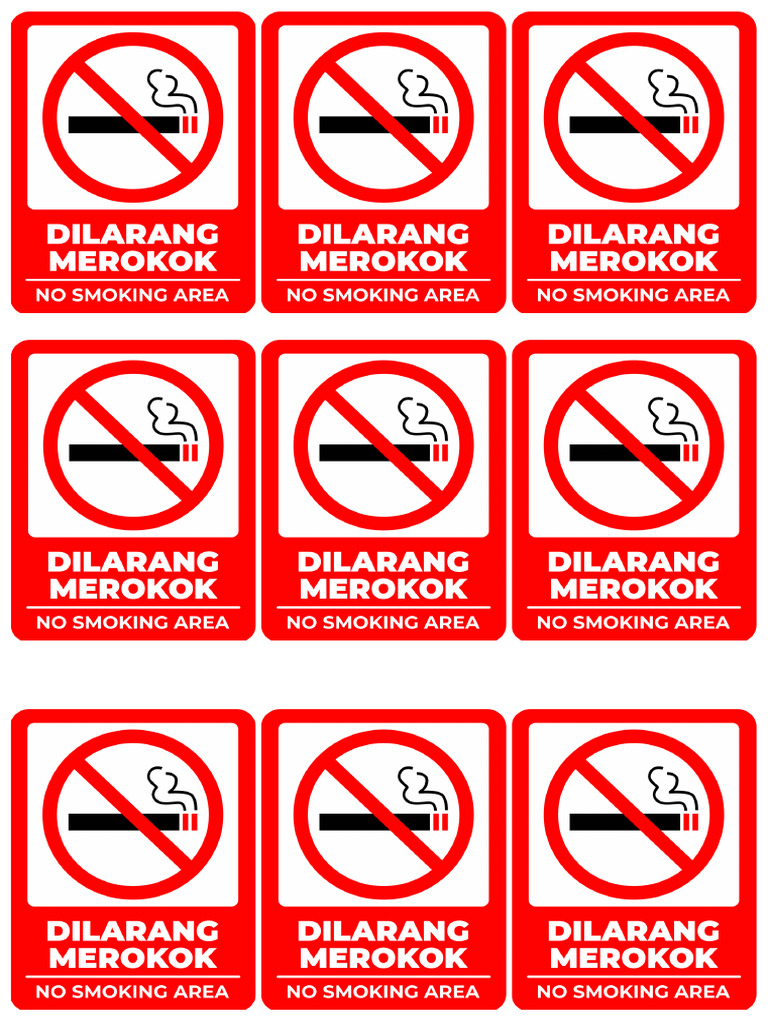 Dilarang Merokok | PDF