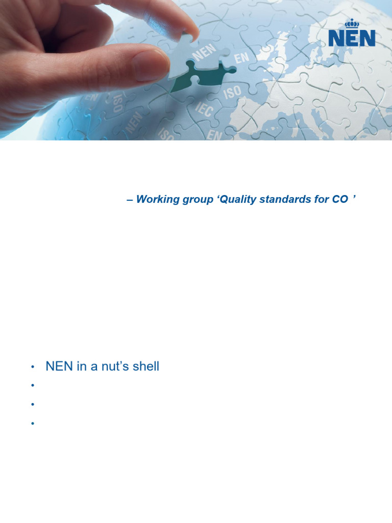 Standardisation Developments in Field of Carbon Capture Isoiec 17021 ...