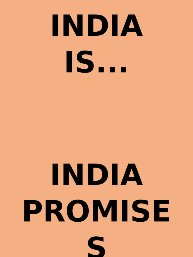 India is pdf