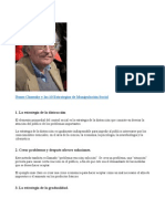 10 Estrategias de Manipulación Social