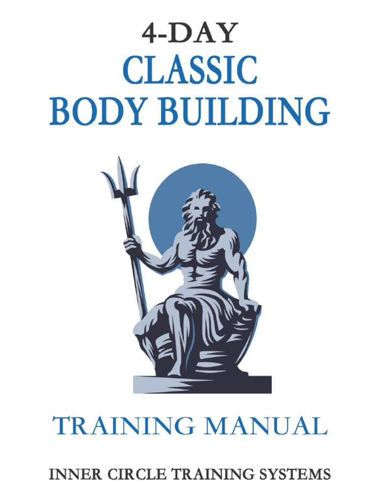 4 day classic bodybuilding training manual pdf pdf