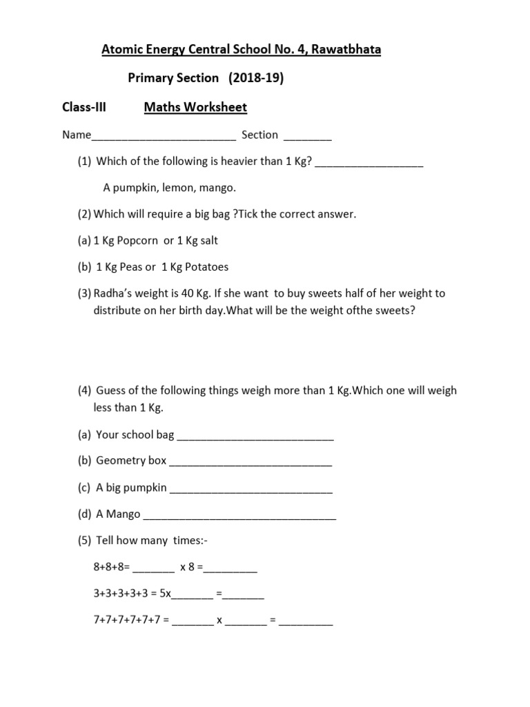 3 Maths | PDF