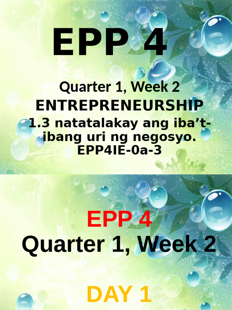 Q1 PPT Weel 2 - Epp 5 | PDF
