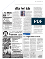 TheSun 2008-11-03 Page18: Citizen Nades: "A+" Proposal For Port Vale