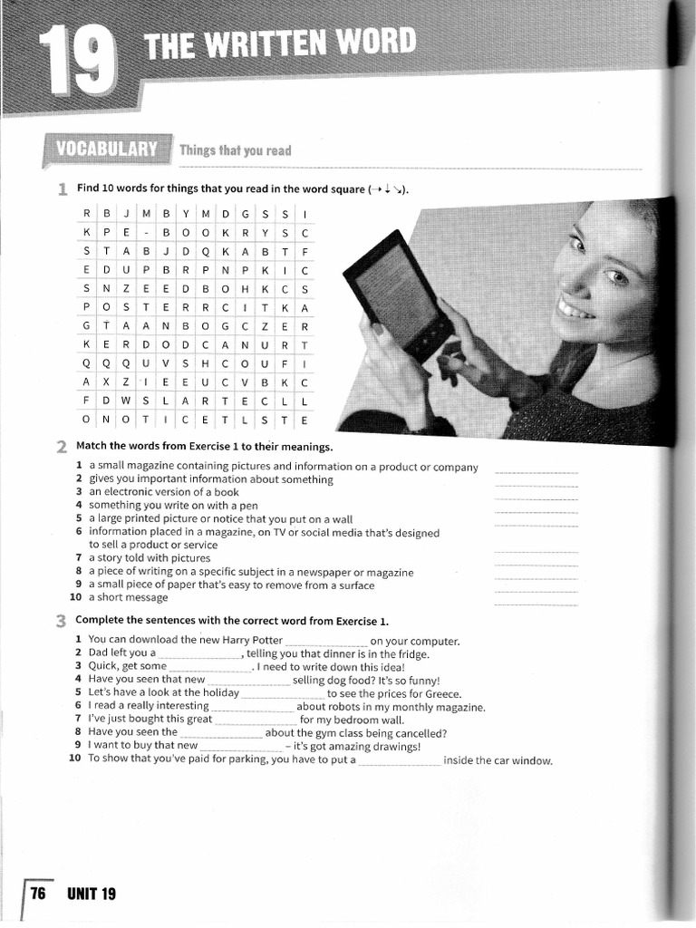 Prepare - Second - Edition - 4 - Workbook Unit 19 | PDF