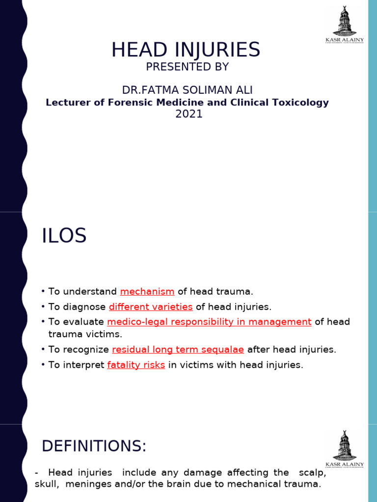 Head Injuries - Fatma | PDF