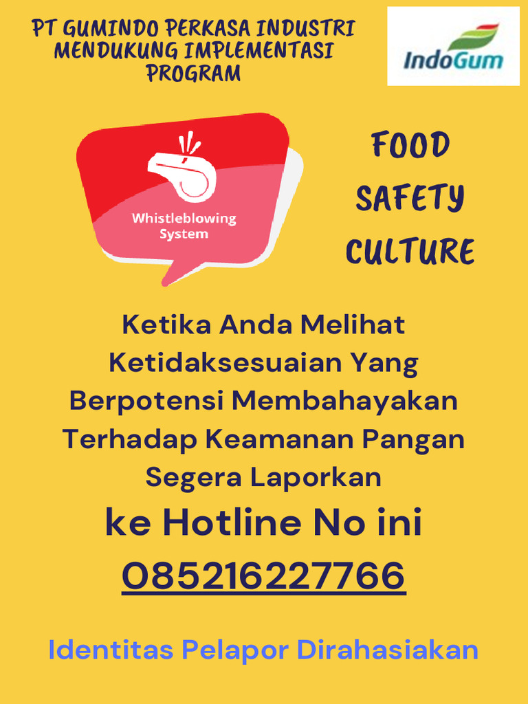 Food Safety Culture Posters 3 Pdf