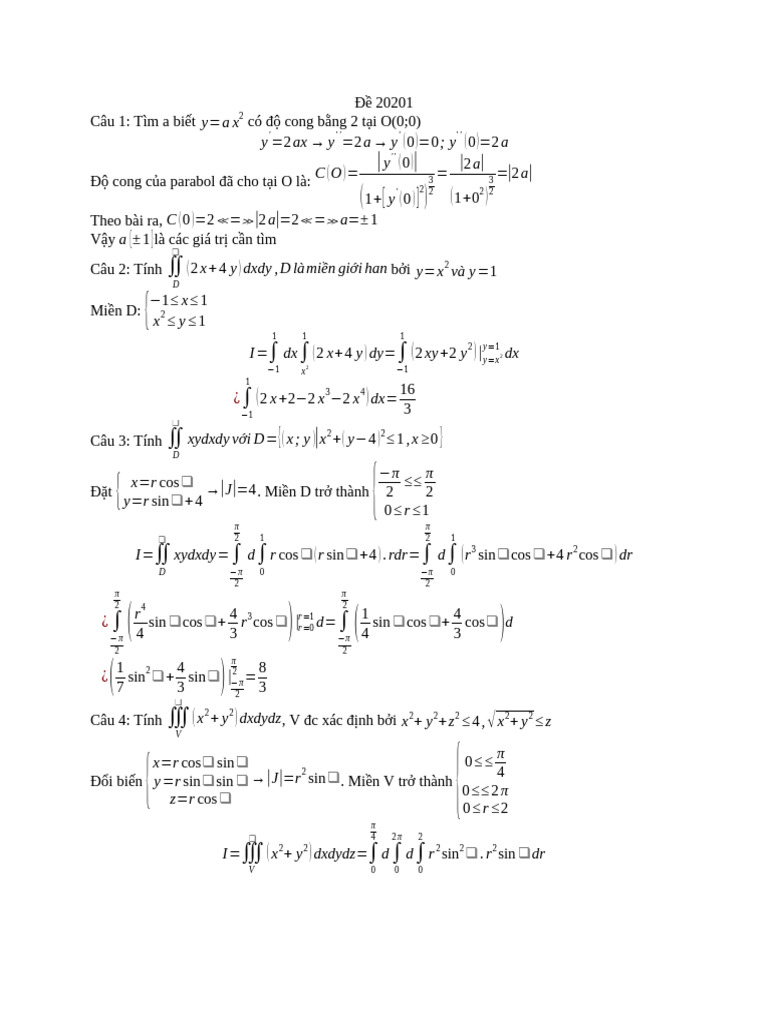 đề ck gt2 | PDF