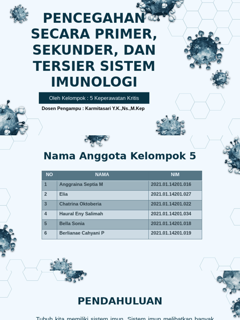 Kel 5 System Immunology | PDF