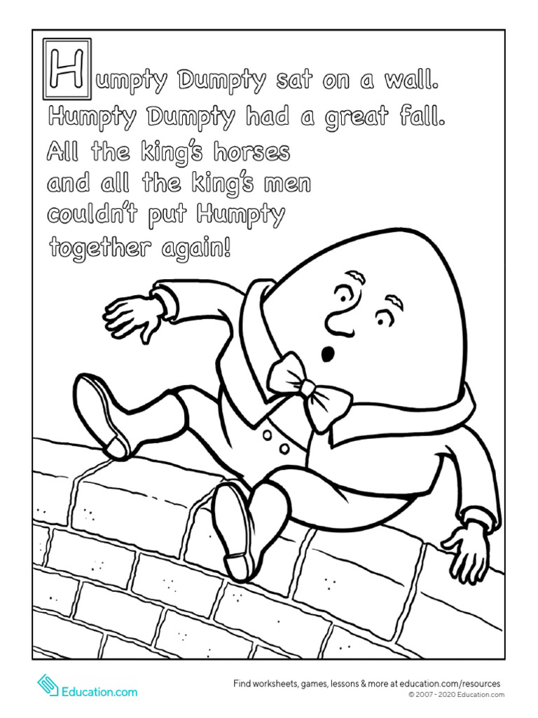 Color Picture Humpty Dumpty | PDF