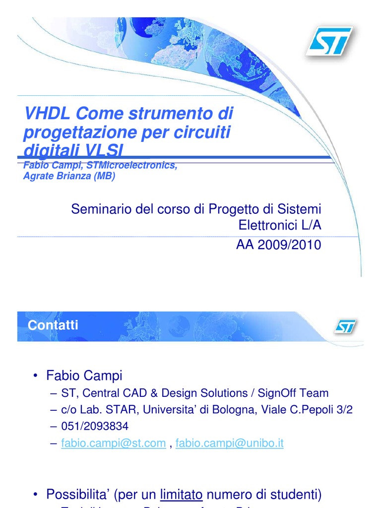 VHDL for VLSI Digital Circuit Design | PDF | Hardware Description ...