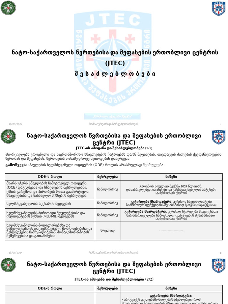 JTEC Possibilities | PDF