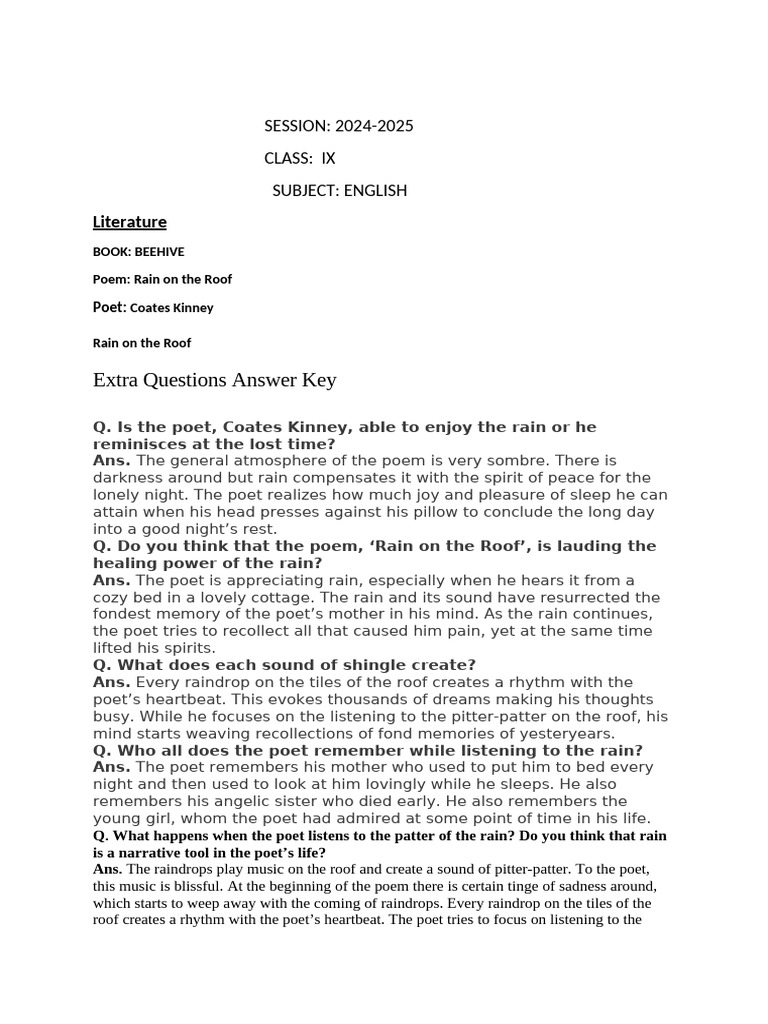 rain-on-the-roof-answer-key-pdf